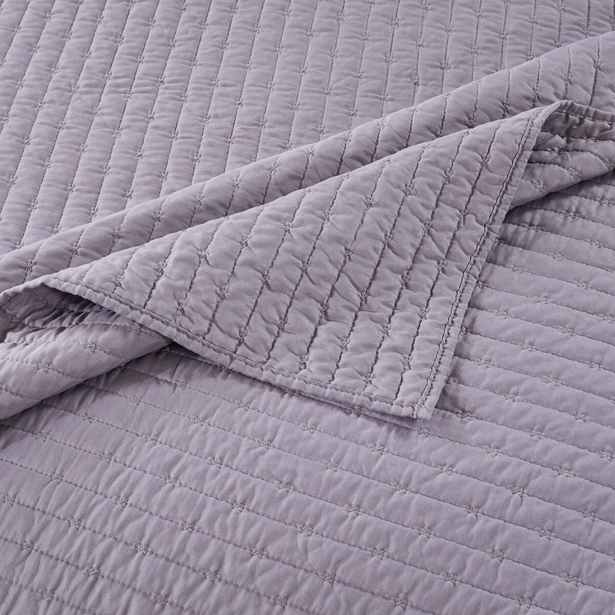 Greenland Home Fashions Juego de Cama Tamaño King 3 piezas Gris Claro