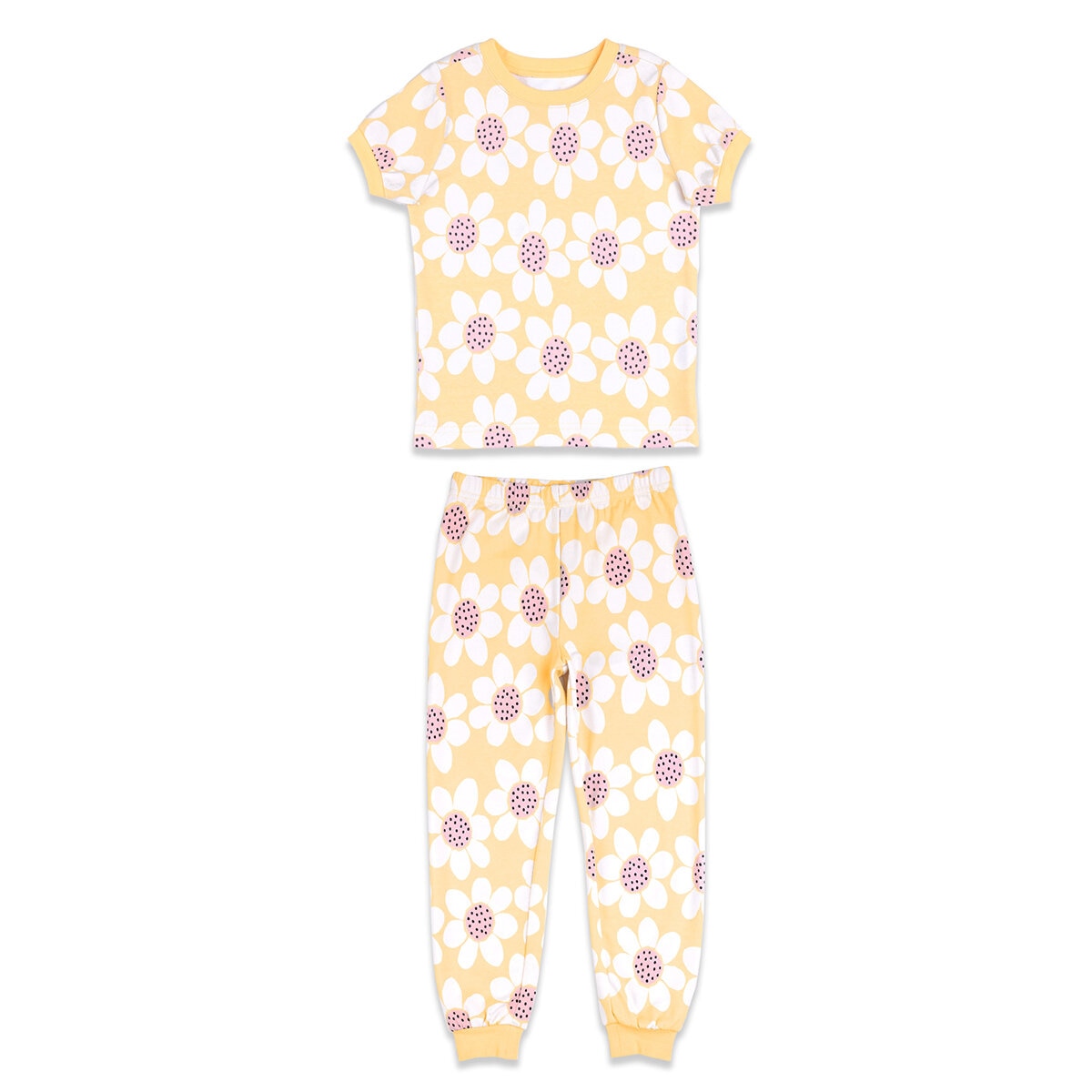 Pekkle Pijamas 4 piezas para Niños o Niñas Flor / Abejas 3 Años