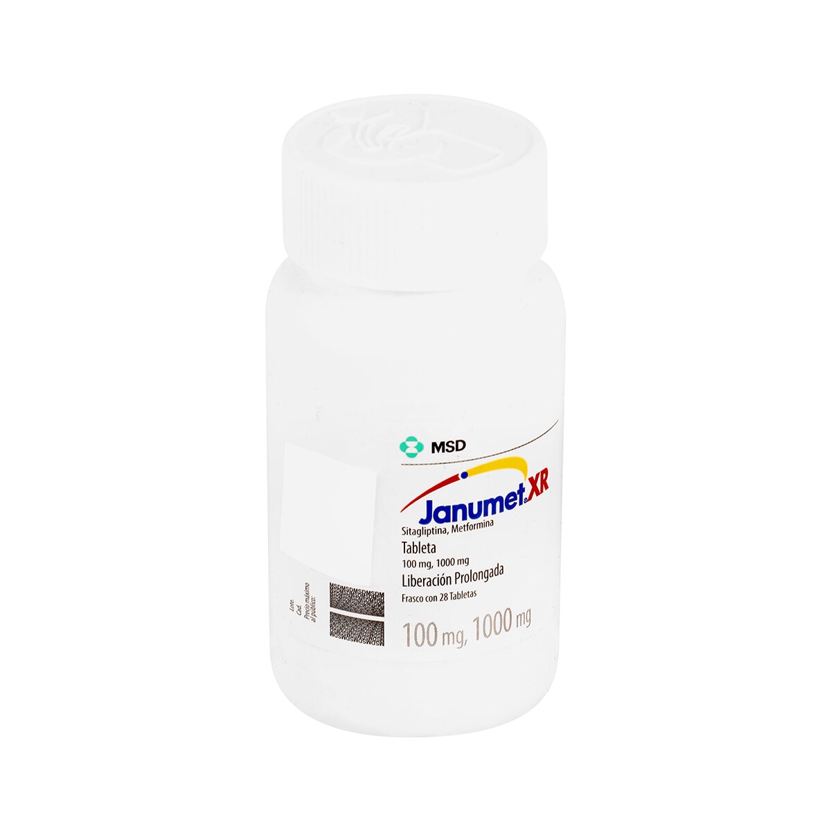 Janumet XR 100/1000 mg 28 Tabletas