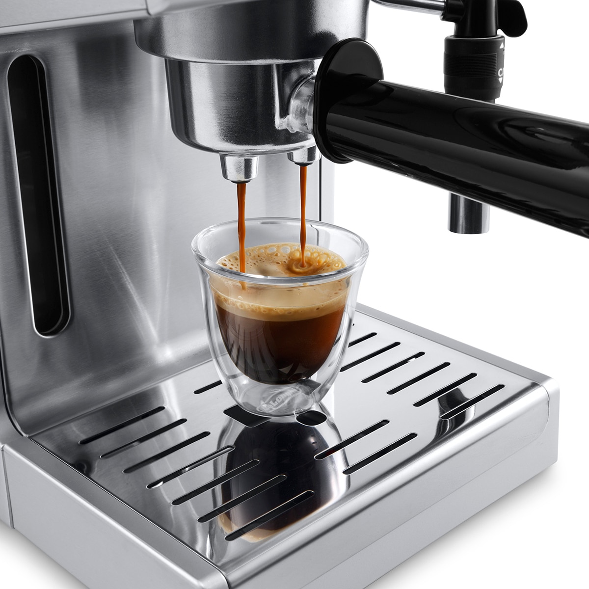 Cafetera Estilosa Espresso De'Longhi Acero