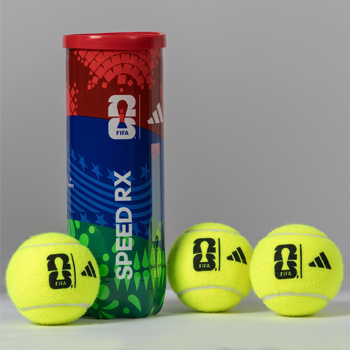 Adidas Pelotas de Padel Speed Rx 24 Tubos Edición del Mundial Adidas Pelotas de Padel Speed Rx 24 Tubos Edición del Mundial