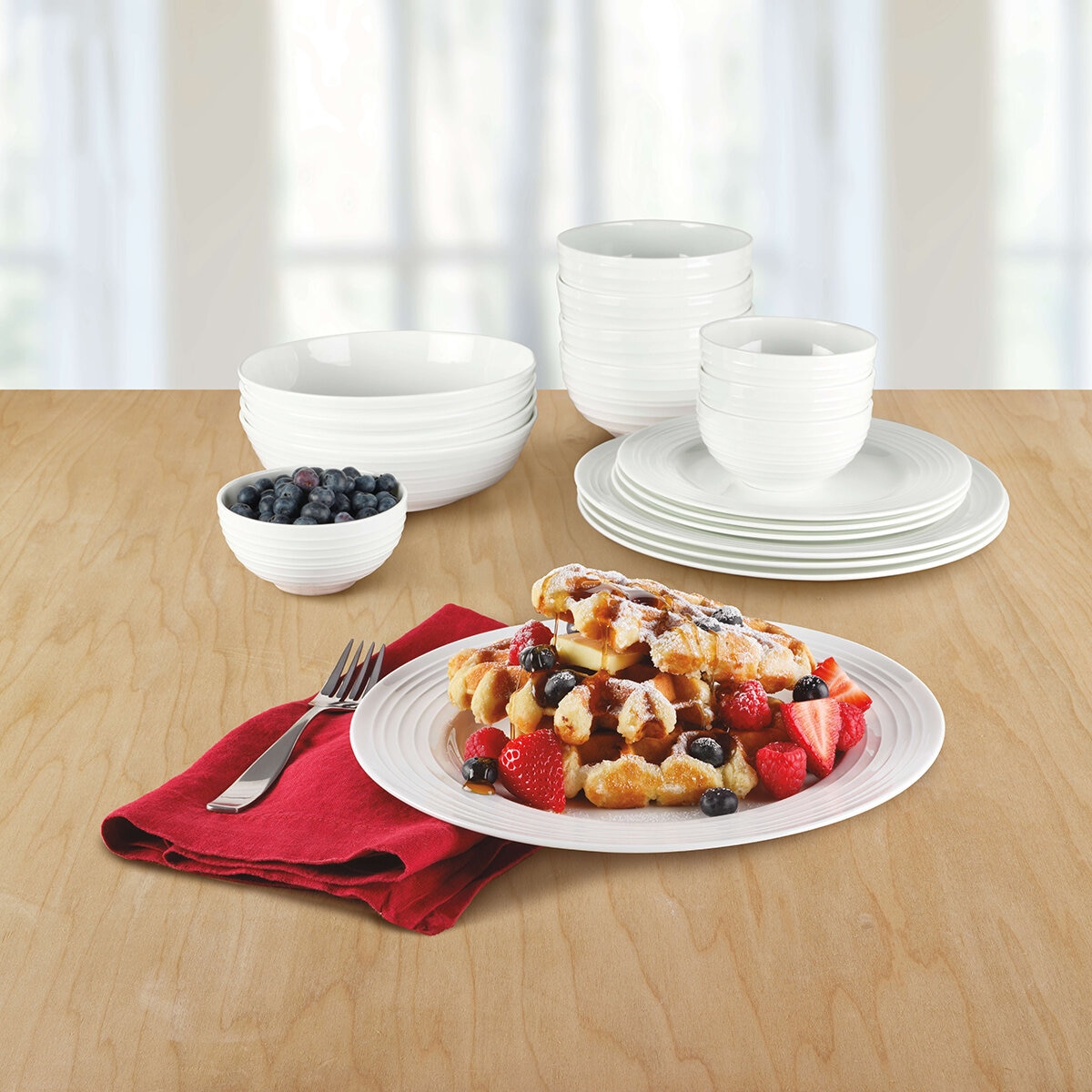 Mikasa Vajilla Para 4 Personas Bone China