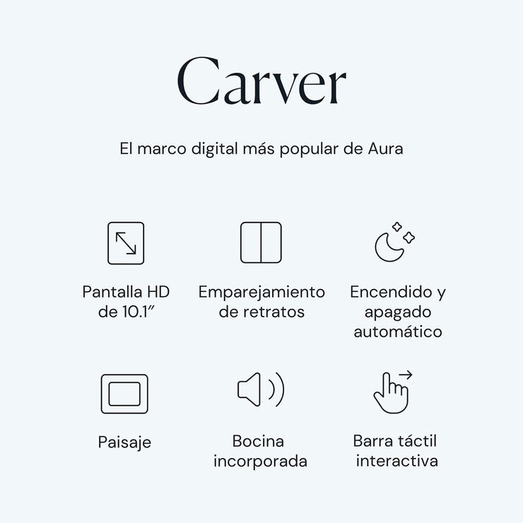 Aura Marco Digital para Fotos de 10.1"