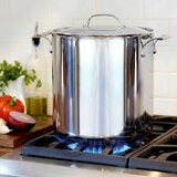Bergner, Olla de Acero Inoxidable con Tapa de 16 L Bergner, Olla de Acero Inoxidable con Tapa de 16 L