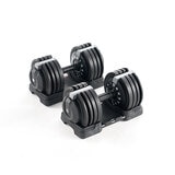 Echelon Set de Mancuernas de Peso Ajustable con Soporte