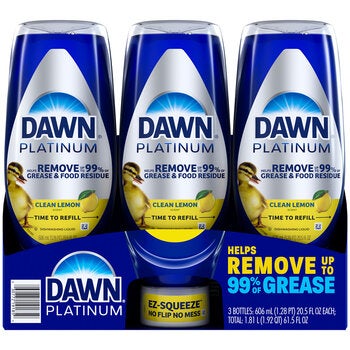 Dawn Ez-Squeeze Lavatrastes Líquido 3 pzas de 606 ml Dawn Ez-Squeeze Lavatrastes Líquido 3 pzas de 606 ml