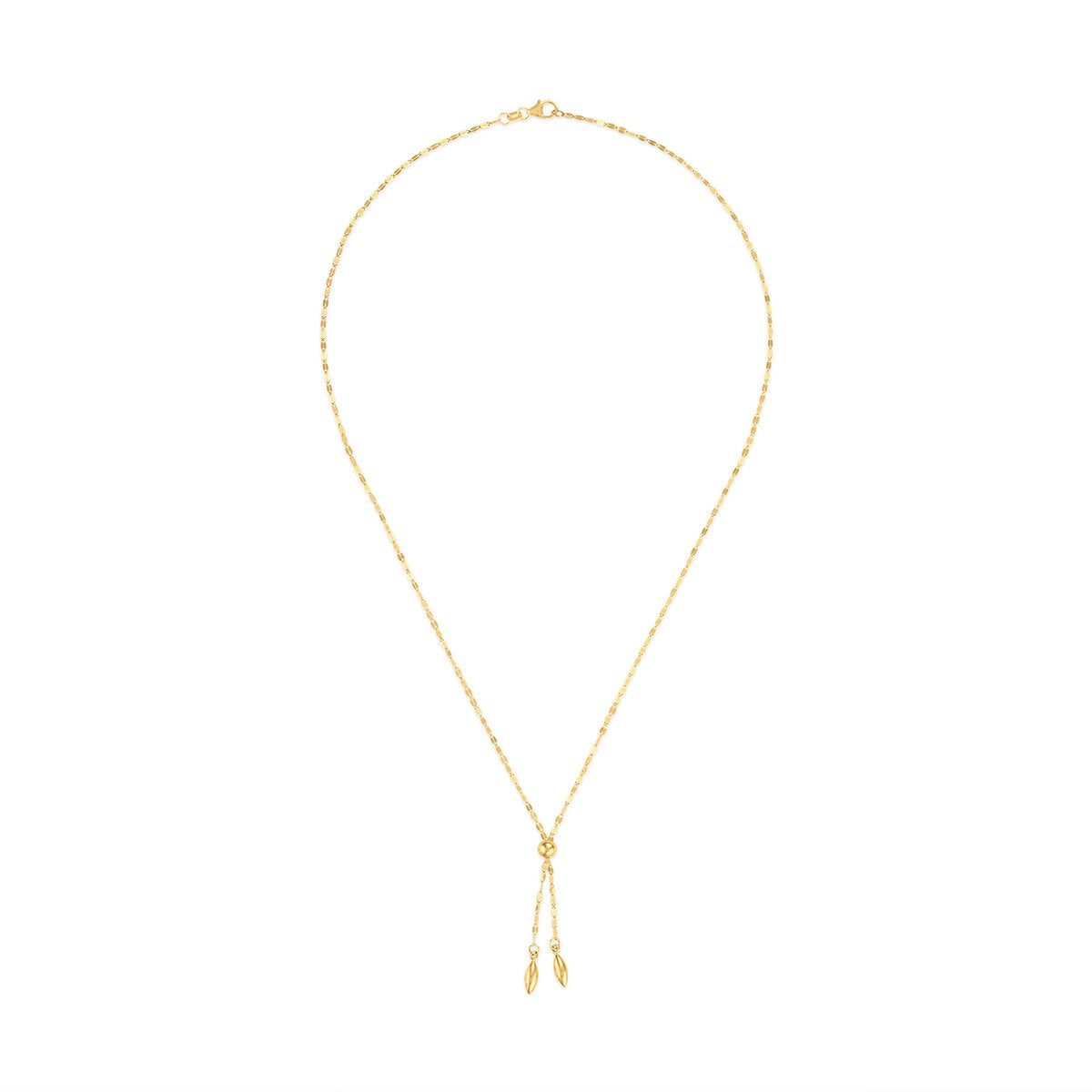 Collar Ajustable de Oro Amarillo 14K Collar Ajustable de Oro Amarillo 14K