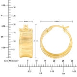 Aretes, Arracadas de Oro Amarillo de 14kt