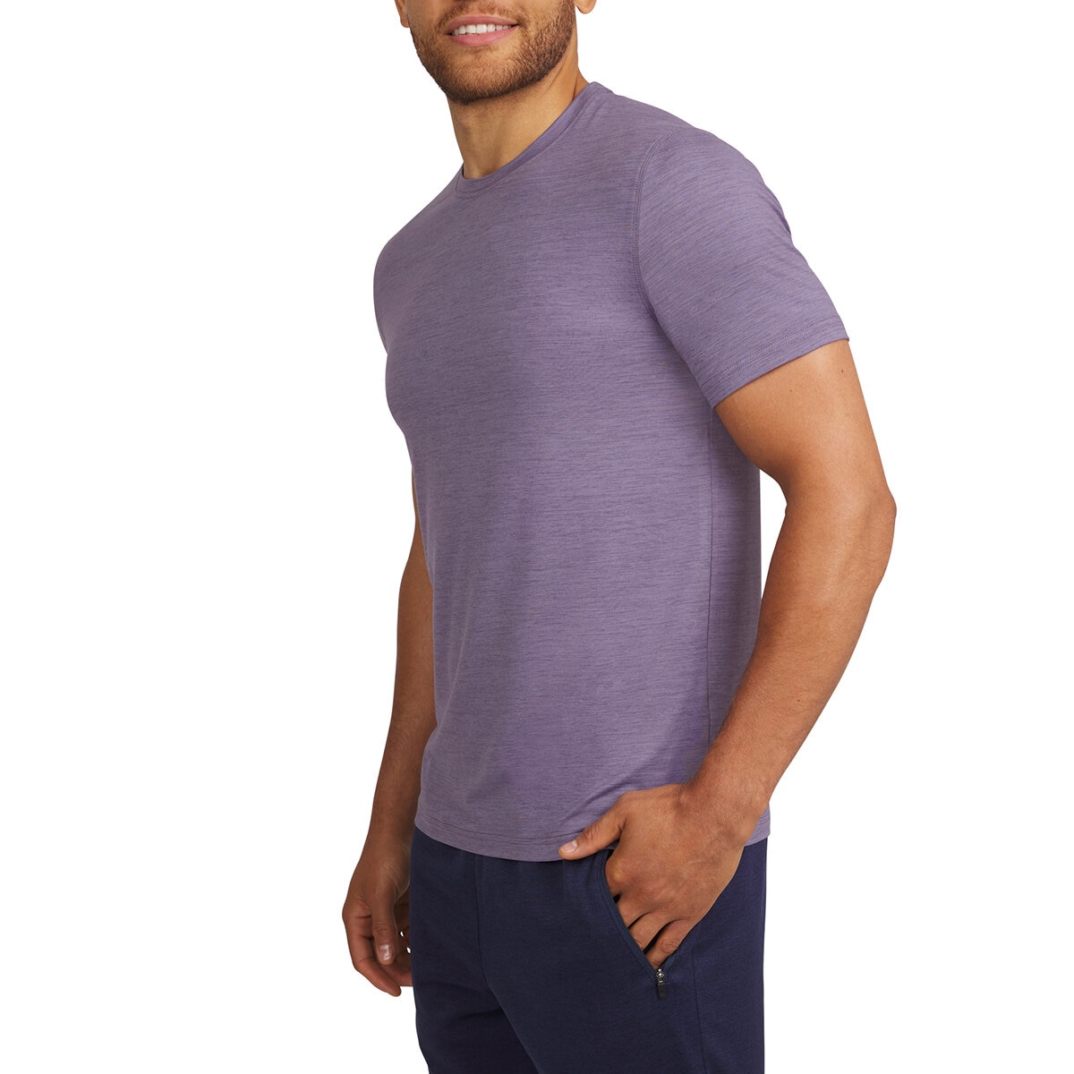 Motion Camisetas para Caballero 2 Piezas Morada y Gris Chica