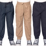 Pekkle Pantalones 3 piezas para Niños y Niñas Azul / Café / Azul 3 Años