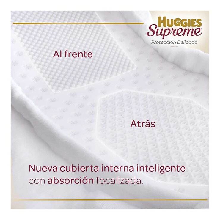 Huggies Supreme Platino Pañales Etapa 2 Unisex 120 pzas