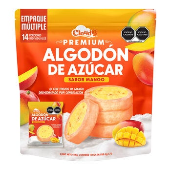 Cloud 9 Algodón de Azúcar Sabor Mango 84 g Cloud 9 Algodón de Azúcar Sabor Mango 84 g
