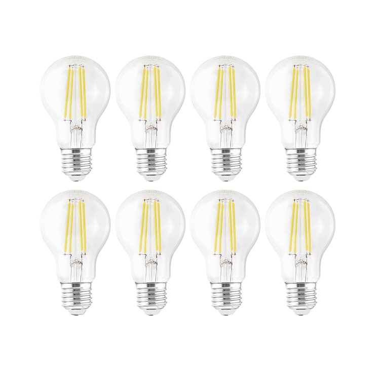 Alfelec, Set de 8 Focos Decorativos de Filamento LED - Luz Fría