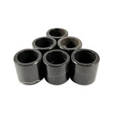 Luhom Juego de Servilleteros de Mármol 6 piezas Negro