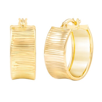 Aretes, Arracadas de Oro Amarillo de 14kt