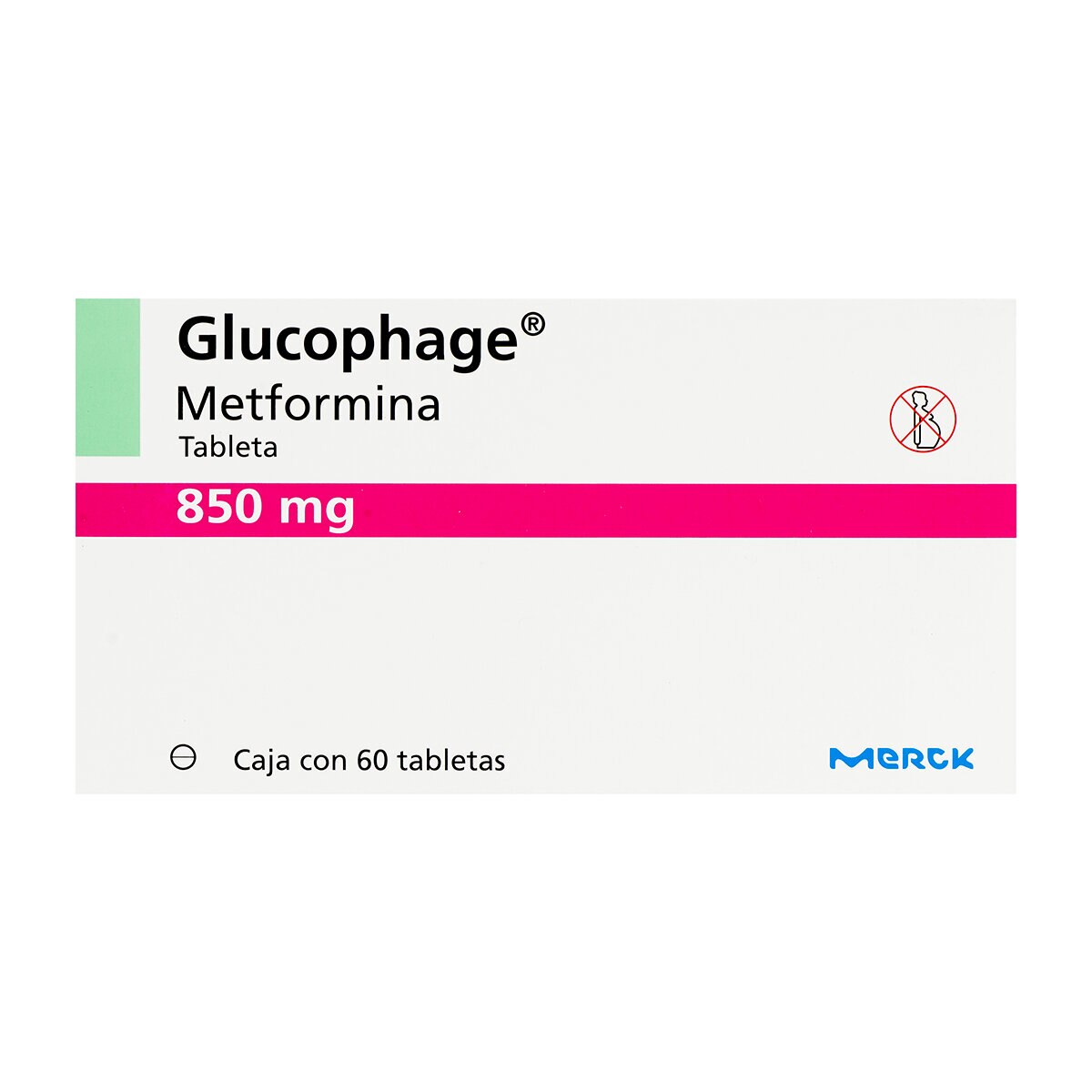 Glucophage 850 mg 60 Tabletas