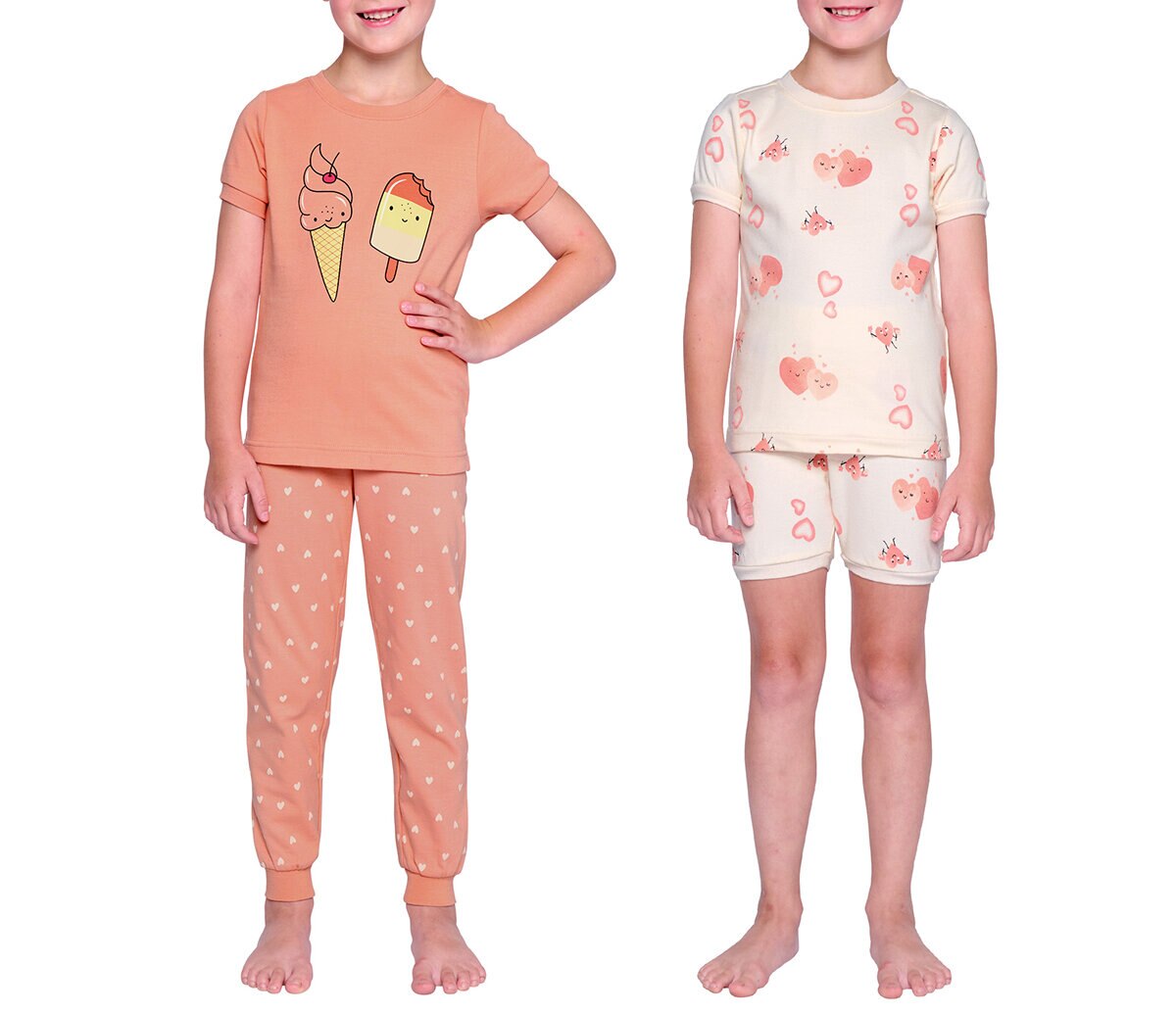 Pekkle Pijamas 4 piezas para Niños o Niñas Varias Tallas y Colores