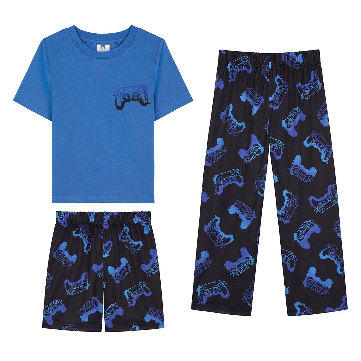 Saint Eve Pijama 3 piezas para Niños y Niñas Azul 7 / 8 Años