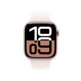 Apple Watch S10 (GPS + Cellular) Caja de aluminio oro rosa 42mm con correa deportiva rosa rubor S/M