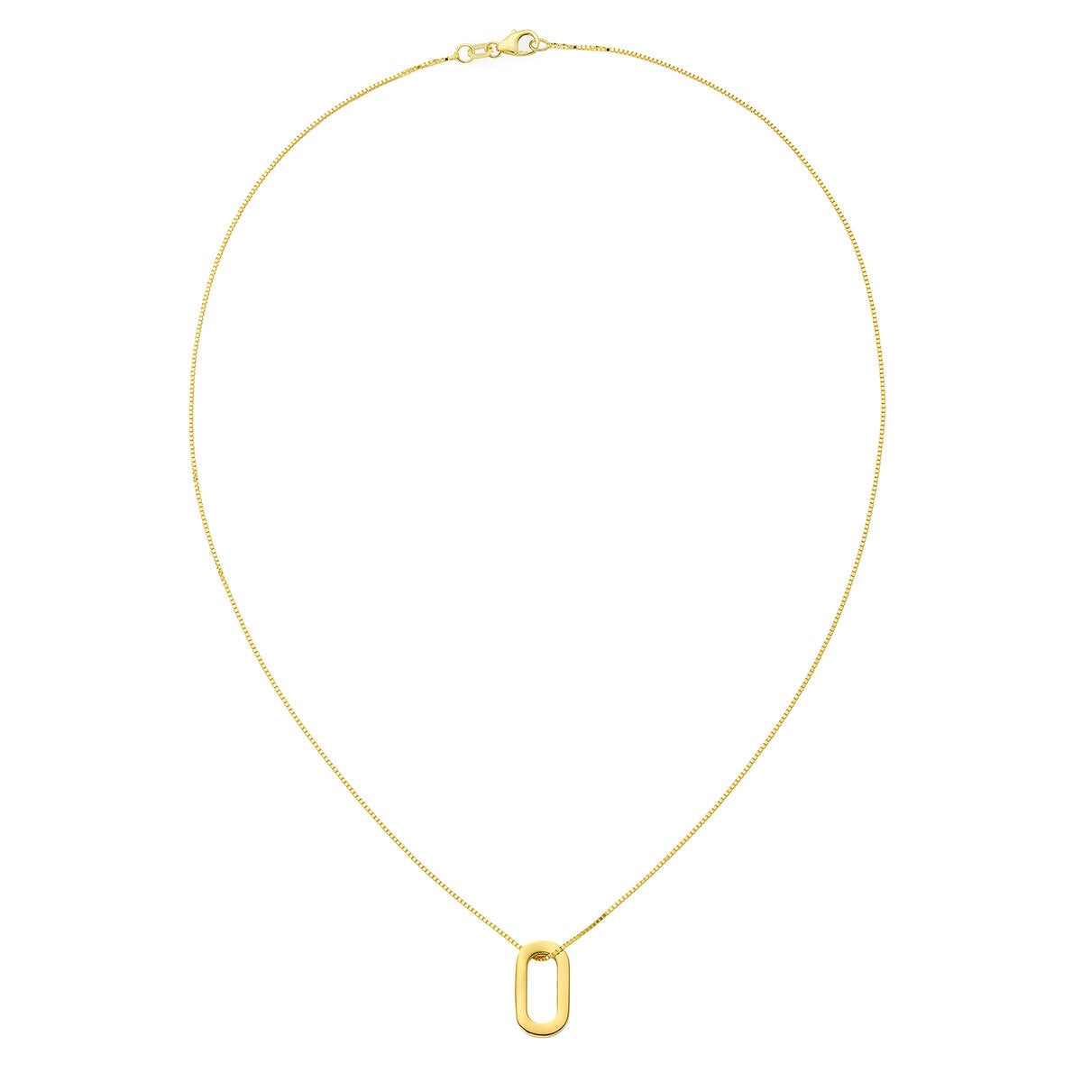 Dije Ovalado, Oro Amarillo de 14K Dije Ovalado, Oro Amarillo de 14K