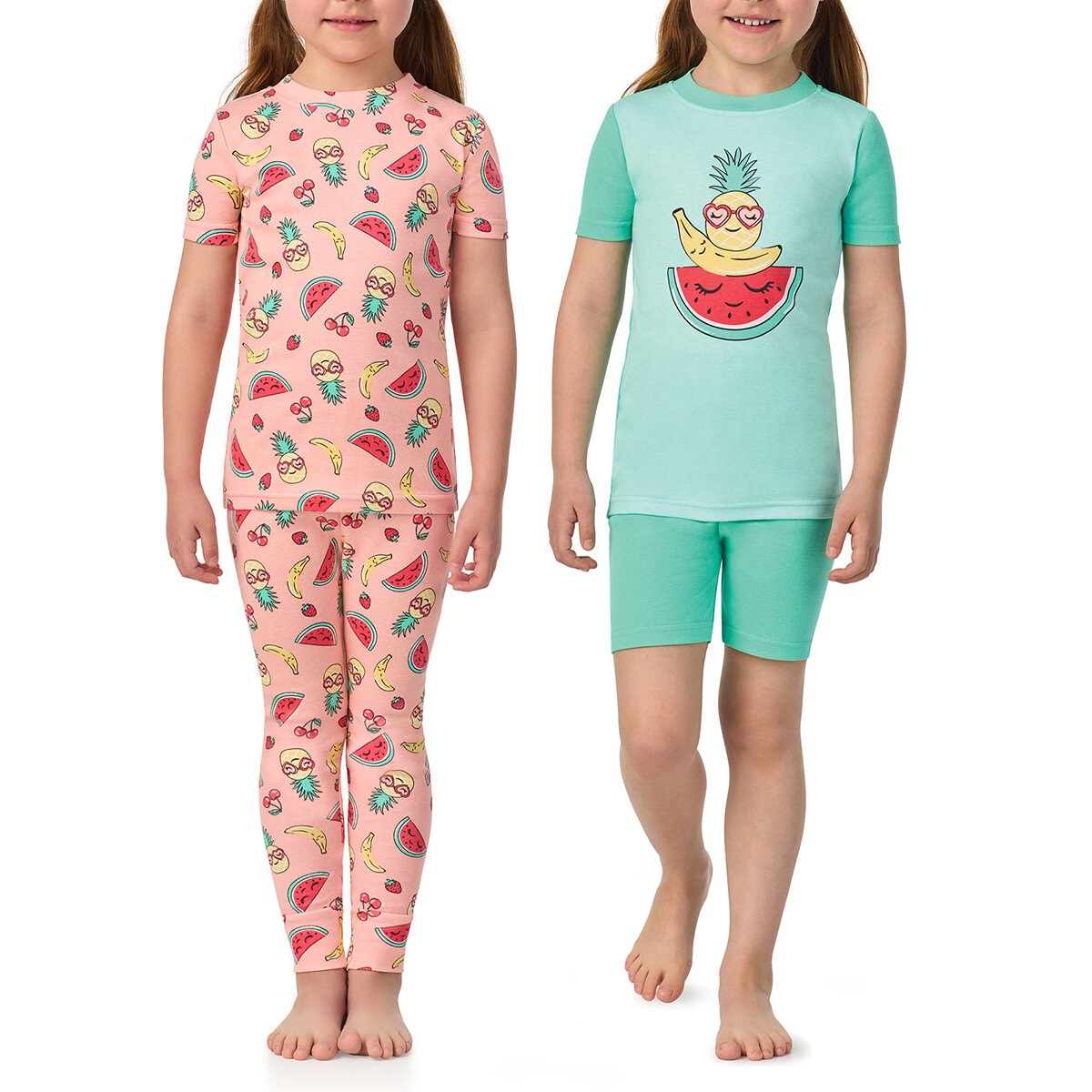 Kirkland Signature Pijama para Niños y Niñas 4 piezas Frutas 2 Años