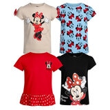 Playera 4 piezas para Niños o Niñas Minnie Mouse 5 Años