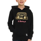 Keith Haring Sudadera para Niños y Niñas Negro 10 / 12 Años