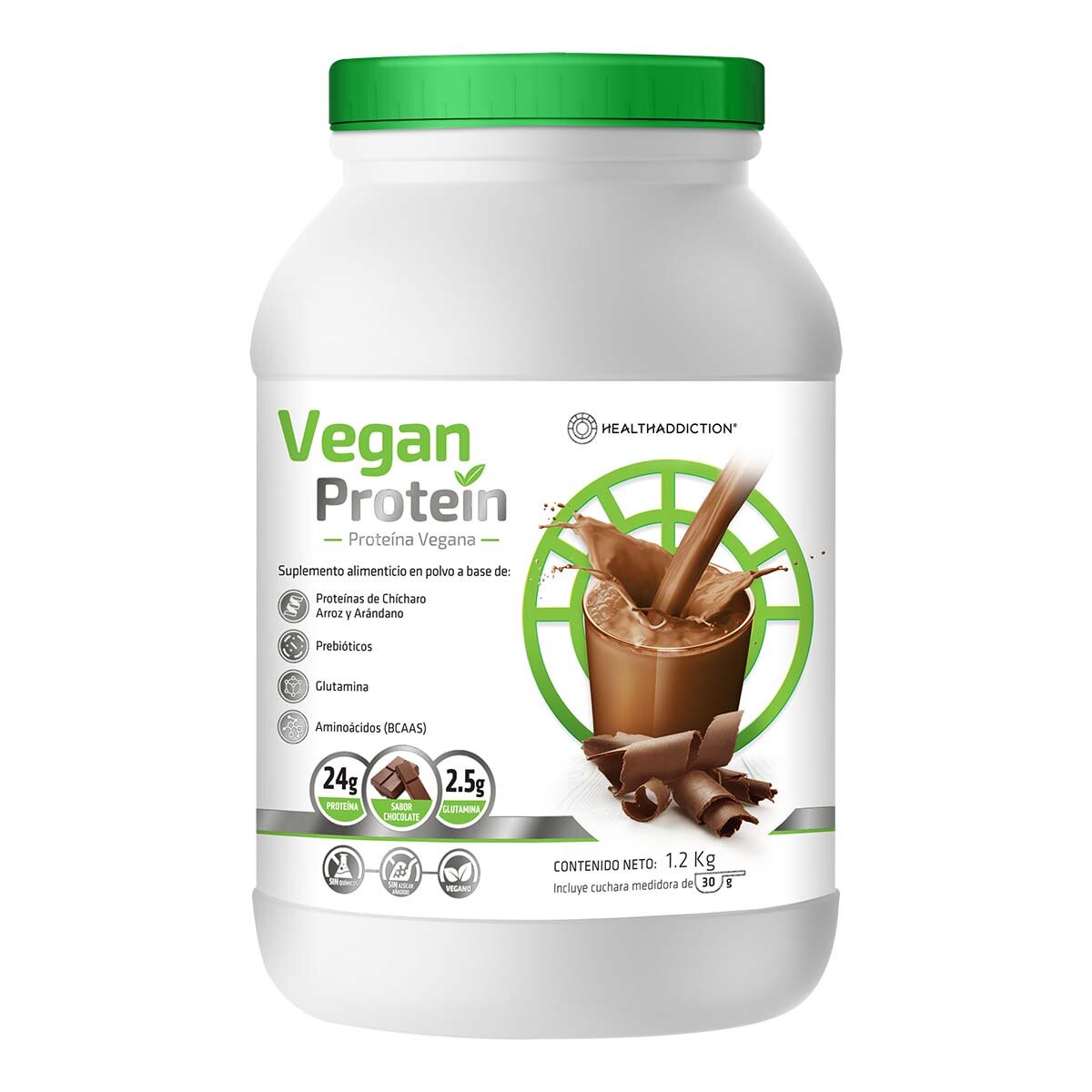 Vegan Protein Proteína Vegana Sabor Chocolate 1.2 kg Vegan Protein Proteína Vegana Sabor Chocolate 1.2 kg