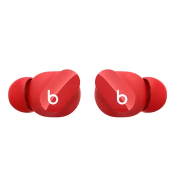 Beats Studio Buds rojos,  audífonos inalámbricos con cancelación de ruido