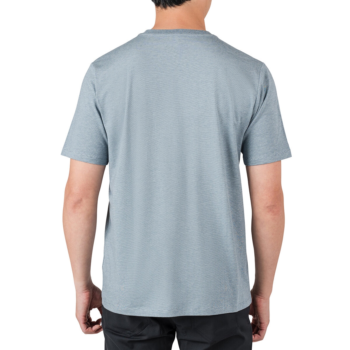 Rough Dress Playera para Caballero Azul cuello redondo Grande