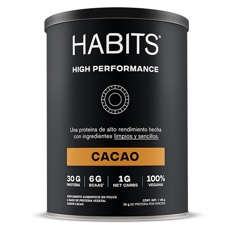 Habits High Performance Proteína Vegetal Sabor Cacao 1.185 kg