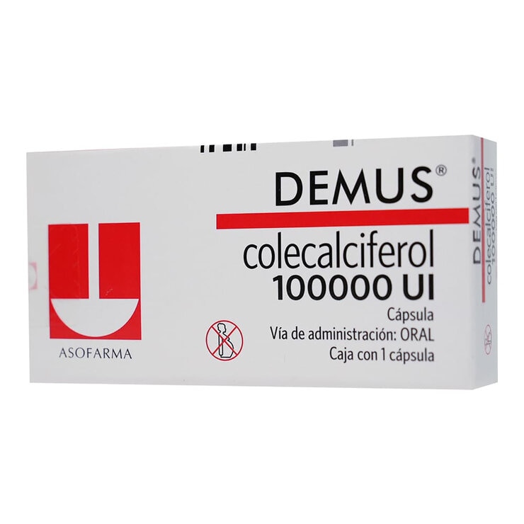 Demus 100000 UI Colecalciferol 1 cápsula