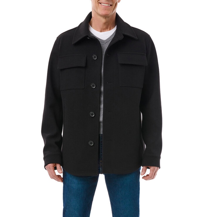 Vince Camuto Chamarra para Caballero Negro Grande