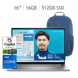 DELL Inspiron 5630 Laptop 16" Full HD Intel Core i7 16GB 512GB SSD + Mochila