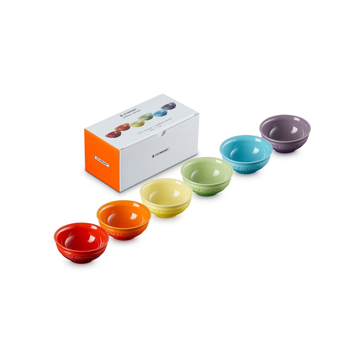 Le Creuset Set de 6 Mini Bowls Arcoiris