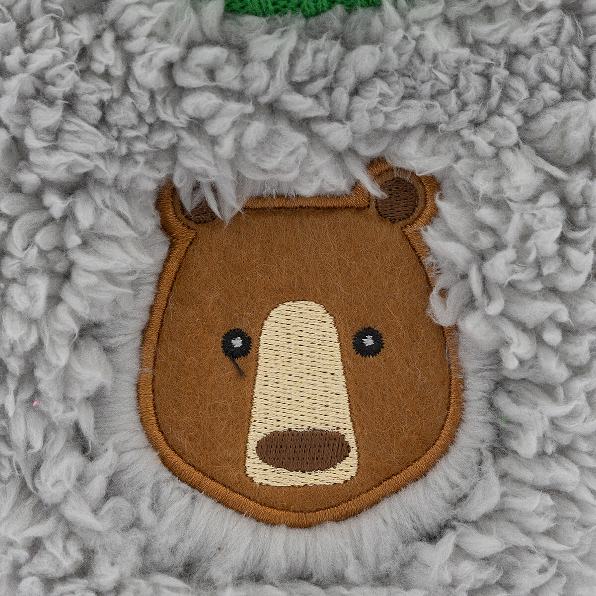 K Bell Pantuflas 2 pares para Niños o Niñas Oso / Perezoso 16.5 - 19 cm