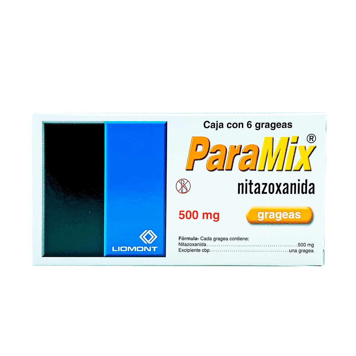 Paramix 500 mg  6 grageas