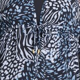 Bleau by Rod Kimono de playa para Dama Negro Extra Grande