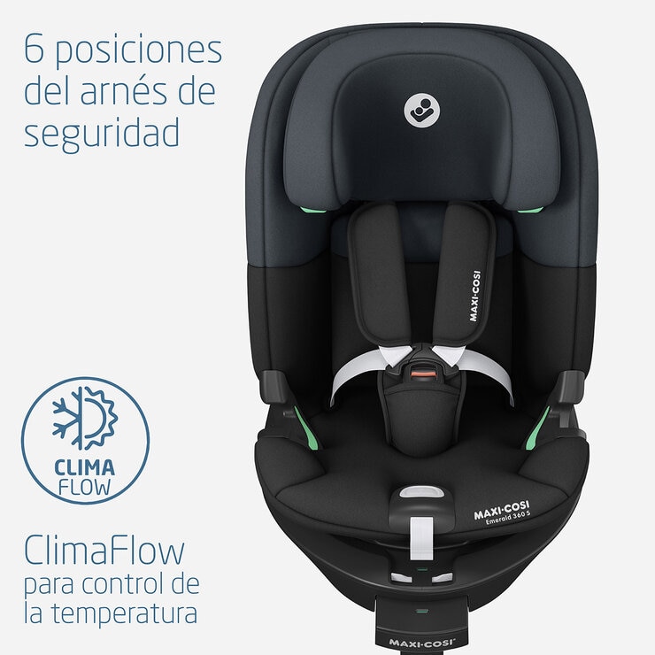 Maxi Cosi, Autoasiento Emerald 360 S Black