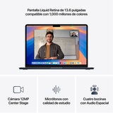 Apple MacBook Air 13" Chip M4 256GB Medianoche