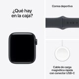 Apple Watch SE 3 (GPS + Celular) 44mm Aluminio Medianoche + Correa Deportiva Medianoche - Talla M/L
