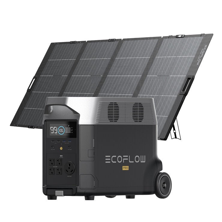 EcoFlow, Estación de Energía Portátil Delta Pro+ Panel Solar 400W EcoFlow, Estación de Energía Portátil Delta Pro+ Panel Solar 400W