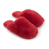 Jezebel Pantuflas para Dama Rojo Grande - 26 cm a 27 cm