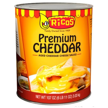 Ricos Salsa De Queso Cheddar Premium 3.03 kg 