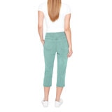 S.C. & CO Pantalones Capri para Dama Verde Extra Grande