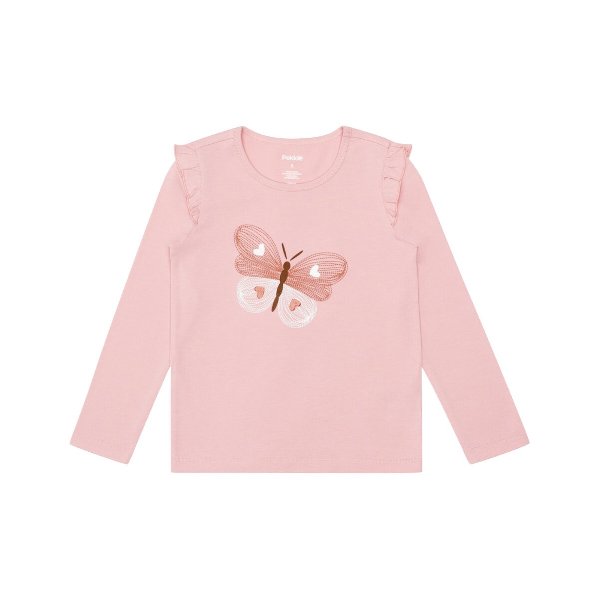 Pekkle Playera para Niñas 3 piezas Rosa 8 Años