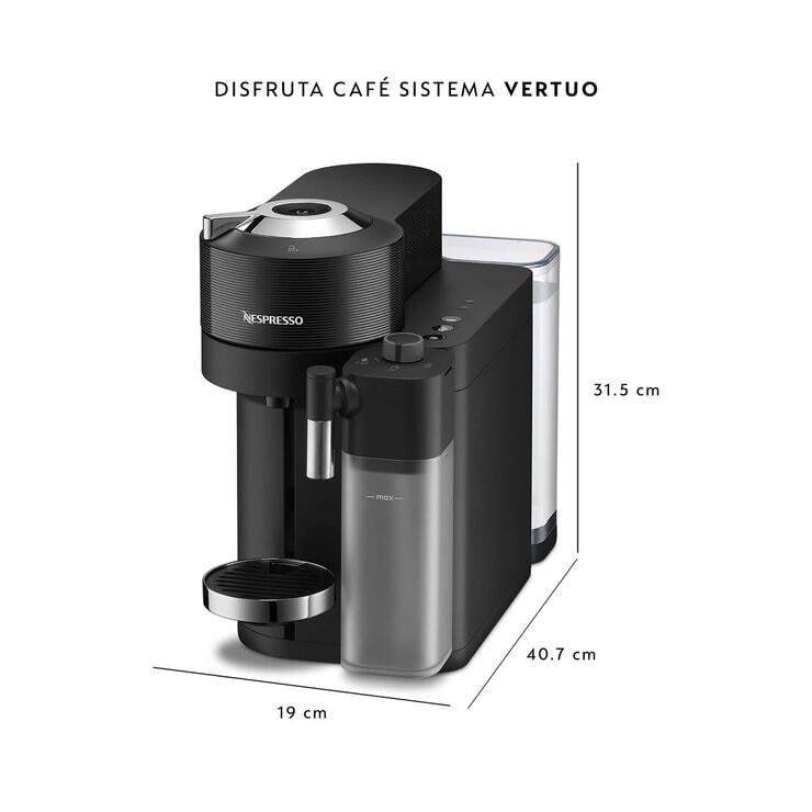 Nespresso, Cafetera Vertuo Lattisima Black