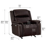 Barcalounger, Sillón Reclinable Eléctrico de Piel