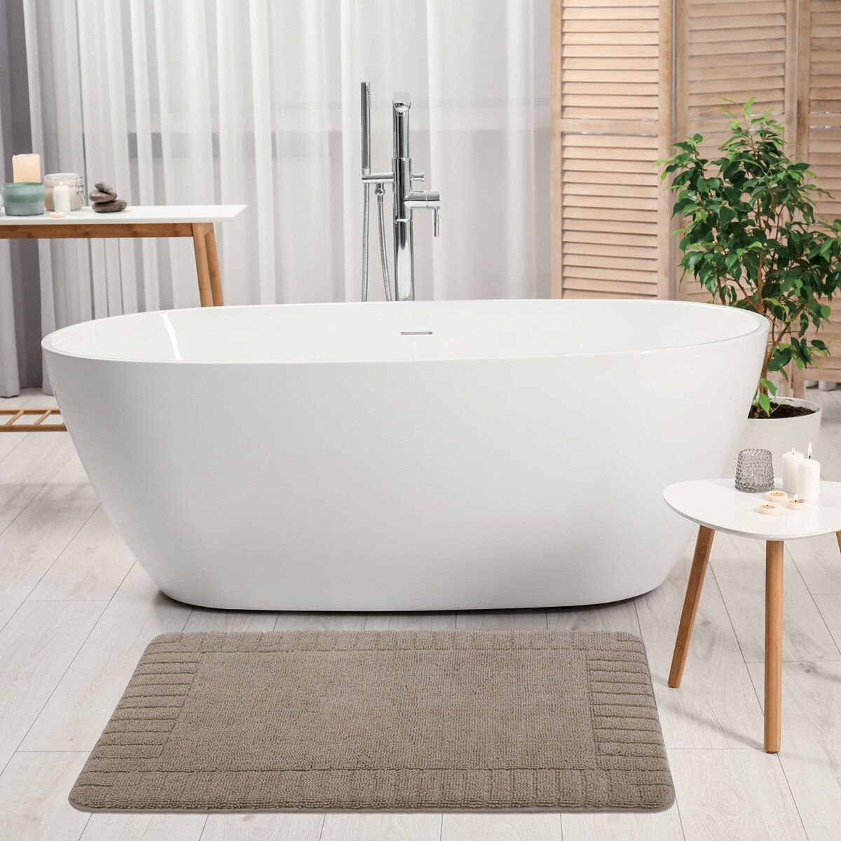 Tapete de Baño de Espuma Viscoelástica, Varios Colores Tapete de Baño de Espuma Viscoelástica, Varios Colores