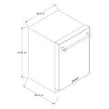 KitchenAid Lavavajillas 60cm empotrable 13 servicios